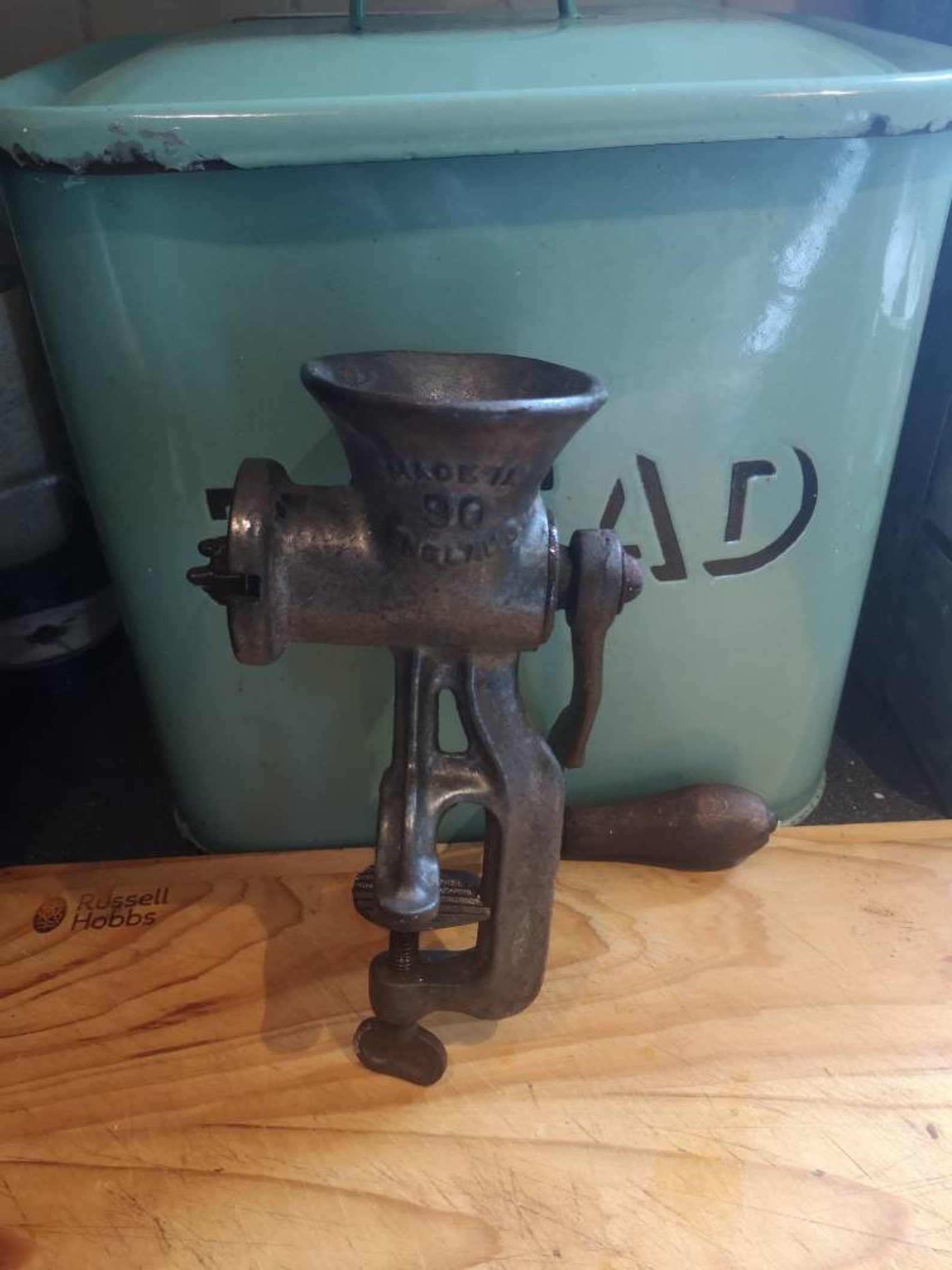 Vintage Spong Meat grinder. Vintage Kitchenalia. Vintage Etsy