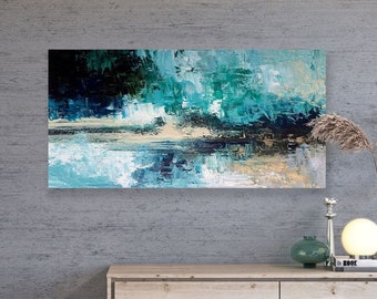 Original Abstract Art Oil Painting - Large Wall Decor, Abstract Paintings On Canvas, Textured Wall Art, Acrylic Painting, Canvas Art, DM0085