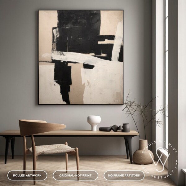 Abstract Minimalist Texture White Painting, Living Room Large White Abstract Neutral 3D Texture Art Living Room Wall Art,Unstretched,Frameless,(91X183cm)36X72Inches