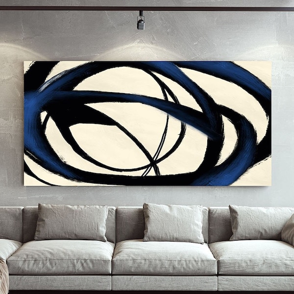 Extra Large Wall Art, Minimal Abstract Painting, Contemporary Painting on Canvas, Large Canvas Art, Huge Abstract Painting, Pa0044