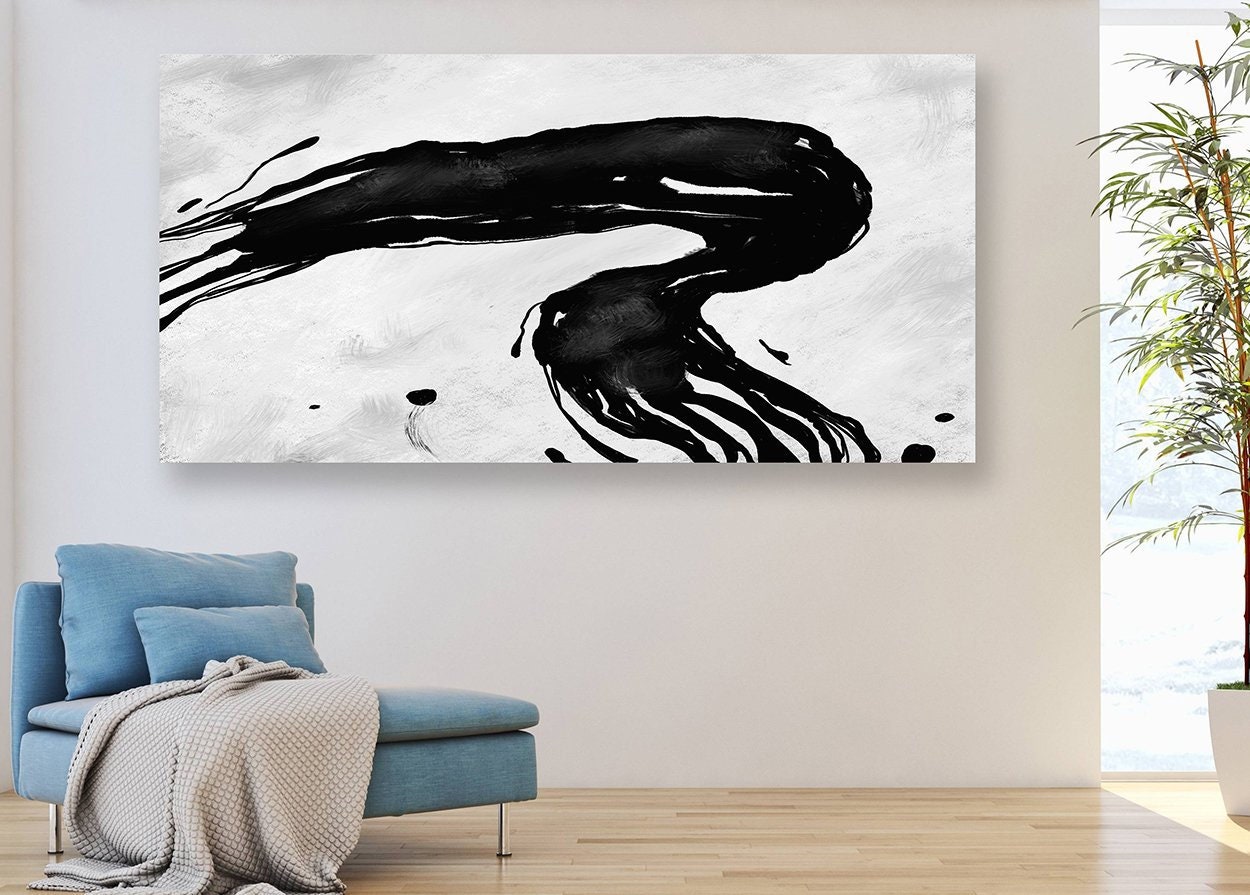 Large Canvas Art Abstract Painting on Canvas Contemporary | Etsy