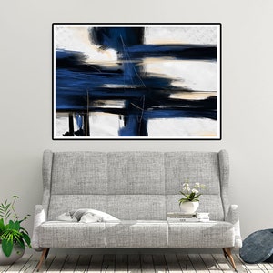 Extra Large Wall Art,Minimal Abstract Painting,Contemporary Painting on Canvas,Large Canvas Art,Huge Abstract Painting,Living Room Pa0011 image 10