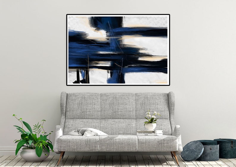 Extra Large Wall Art,Minimal Abstract Painting,Contemporary Painting on Canvas,Large Canvas Art,Huge Abstract Painting,Living Room Pa0011 image 10