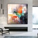 Extra Large Abstract Art Original Painting, Acrylic Painting, Bathroom ...
