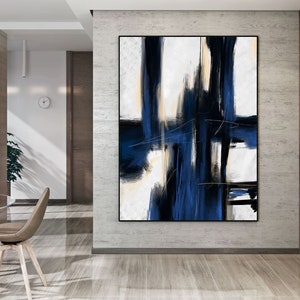 Extra Large Wall Art,Minimal Abstract Painting,Contemporary Painting on Canvas,Large Canvas Art,Huge Abstract Painting,Living Room Pa0011 image 7