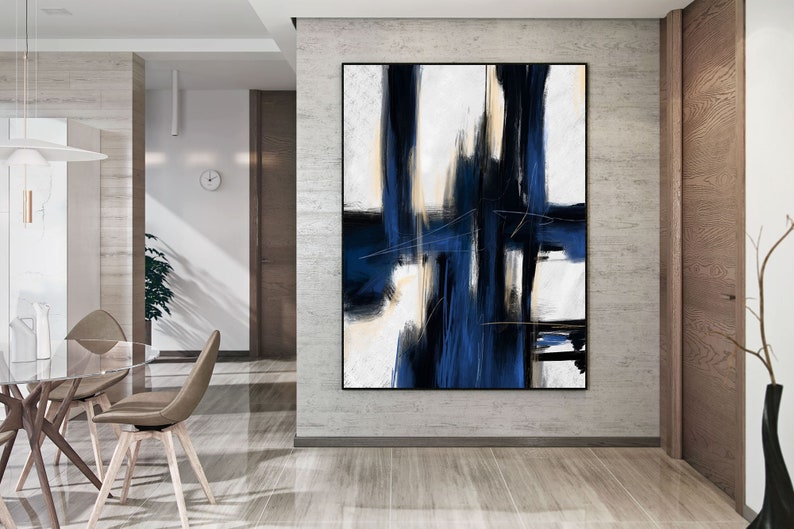 Extra Large Wall Art,Minimal Abstract Painting,Contemporary Painting on Canvas,Large Canvas Art,Huge Abstract Painting,Living Room Pa0011 image 7