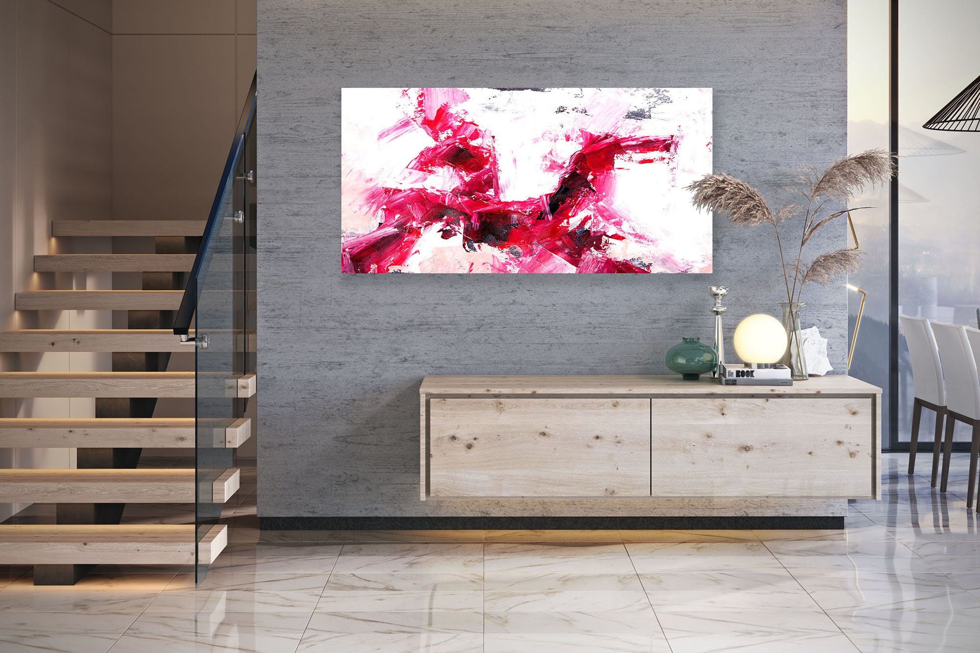 Large Abstract Canvas Art Original Oil Painting Extra Large | Etsy