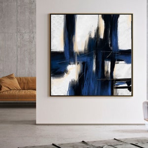 Extra Large Wall Art,Minimal Abstract Painting,Contemporary Painting on Canvas,Large Canvas Art,Huge Abstract Painting,Living Room Pa0011 image 5