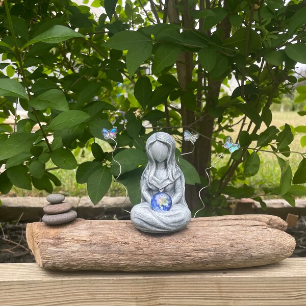 Mother Earth Garden Statue Etsy
