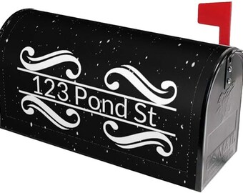 Personalize Magnetic Post Box Cover Wraps-Cover Custom Address，Design for Home Garden Yard Outdoor Standard Size 21x18 in