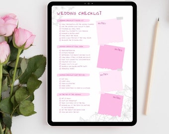 Wedding Checklist, Wedding, Printable, Wedding Planning, Wedding Checklist Template, Wedding Plan, Wedding planner, Printable Wedding List