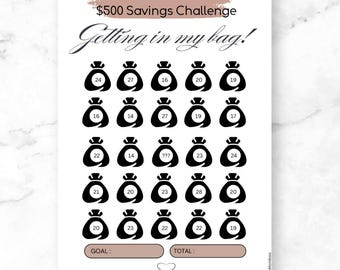 2025 Bi-Weekly Savings Challenge Money Saving Tracker Printable Digital Download Savings planner Budget Tracker 500 money savings challenge