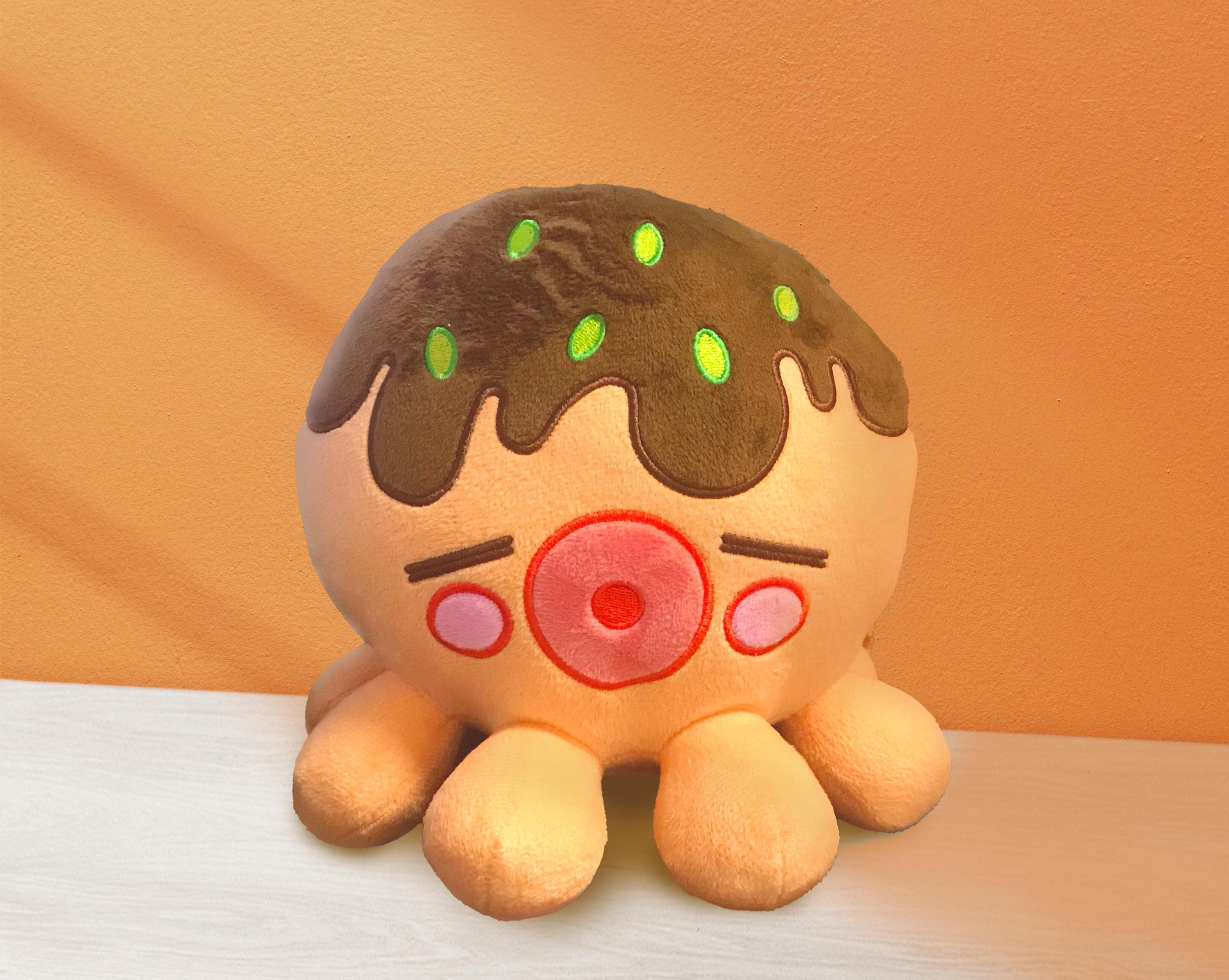Cute Takoyaki Octopus Plushie Toy | Gift Ideas | Stuffed Animal | Kawaii Plushie