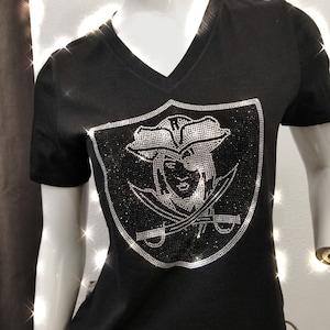 Pirate lady bling shirt, Womens pirate shirt, Badass Bling shirt, Las Vegas ladies bling shirt, Rhinestone Las Vegas pirate shirt