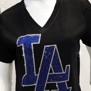 Dodgers rhinestones, vinyl, glitter vinyl shirts. LA dodgers for Sale in  Romoland, CA - OfferUp