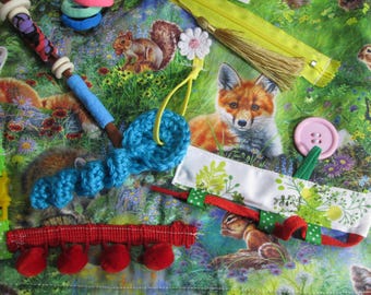 Fidget for Seniors, Dementia Care Sensory Mat, Alzheimer’s Comfort, Restless Hands Aid