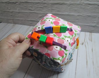 Handmade Cotton Fidget Cube – Sensory Awareness for ADHD, Restless Hands & Stress Relief