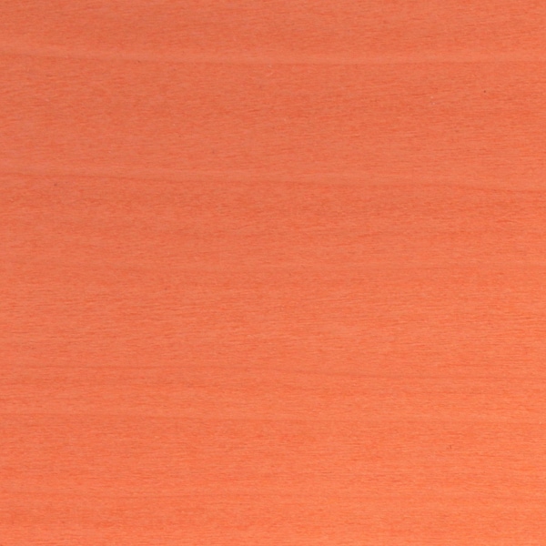 Orange (melon) Dyed Veneer 2 sq. ft. pk. 5 - 5 1/2" X 12" pieces