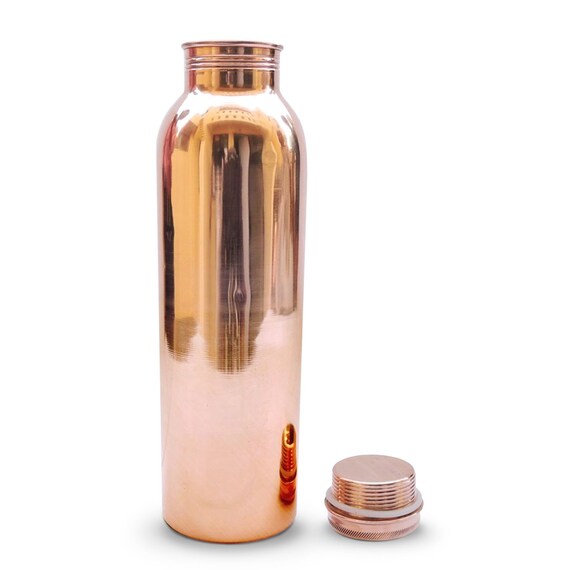 Antique Yoga Printed Copper Water Bottle 900ML Multicolor Freeshipping