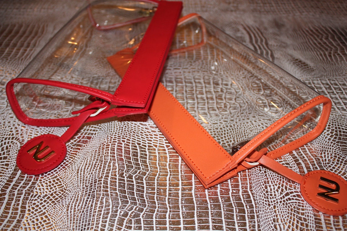 Clear Handbag Purse /clear Stadium Purse / NU Women Handbags / Clear Purse / Clear Crossbody