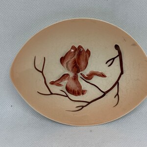 Carlton Ware Peach Magnolia Pin or Trinket Dish