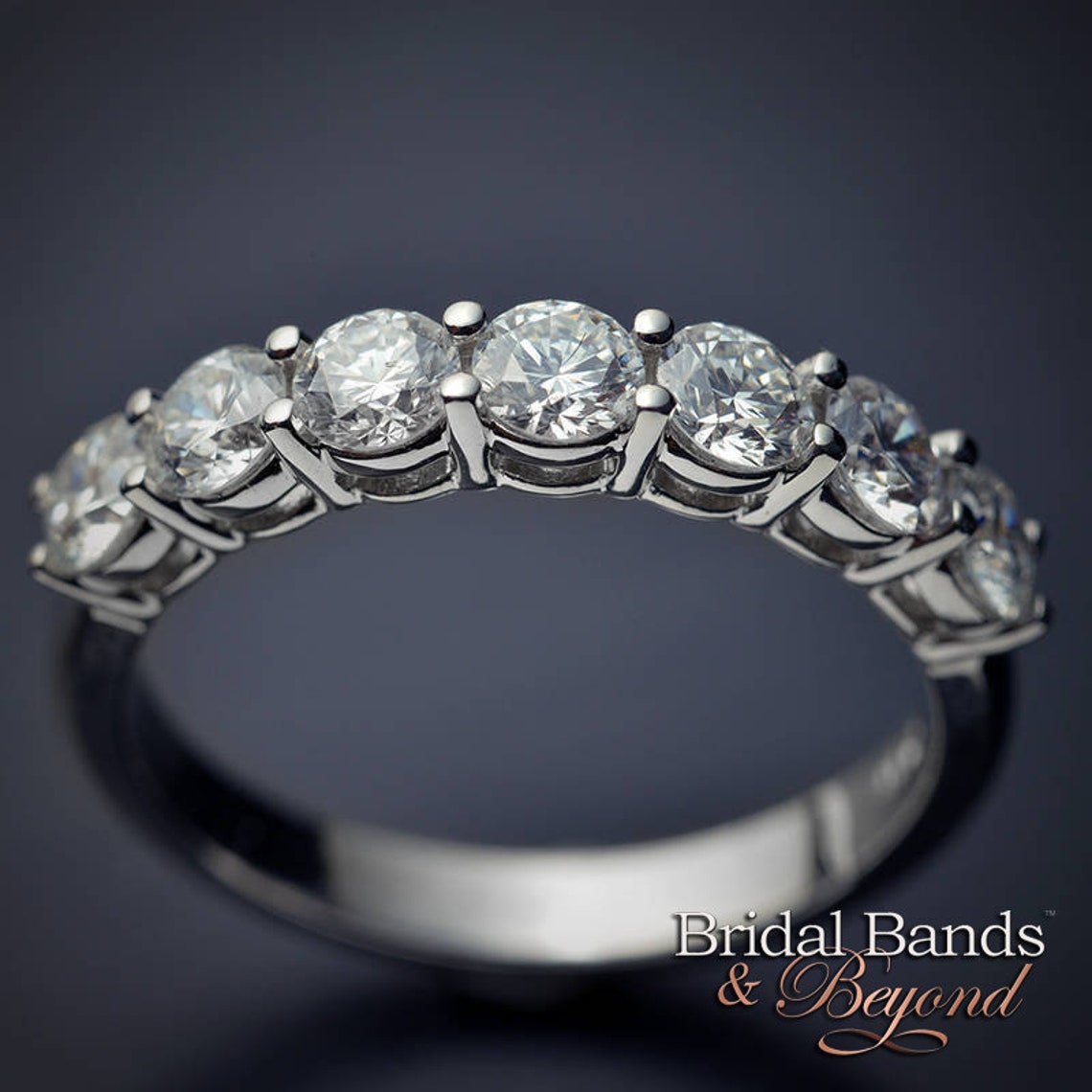 Diamond wedding ring Anniversary band upgrade Womens .70CT