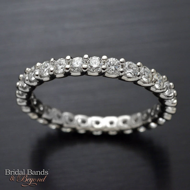 Eternity Diamond wedding ring Anniversary upgrade band 1