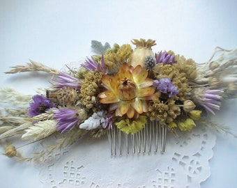 Dried Flowers Hair Clip Pressed Flowers Girls Gifts Dried Herbs Floral Hair Clips Floral Jewelry