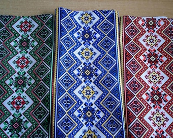 Toallas de cocina de lino ucraniano con patrón tradicional, decoración de cocina, toalla de cocina