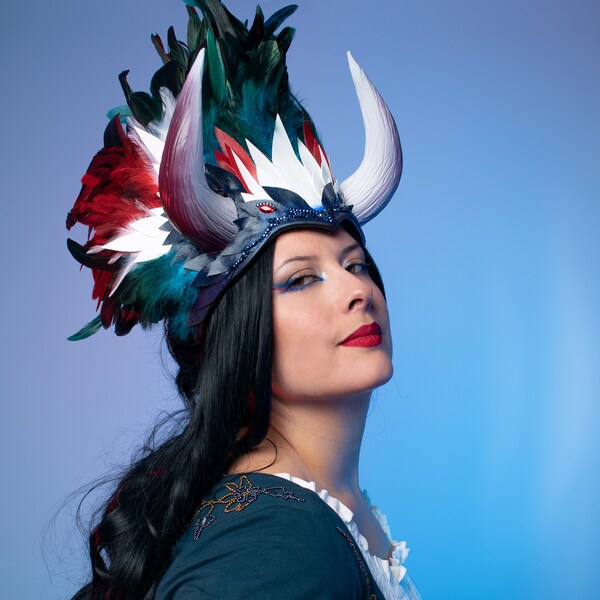 bull horn headpiece