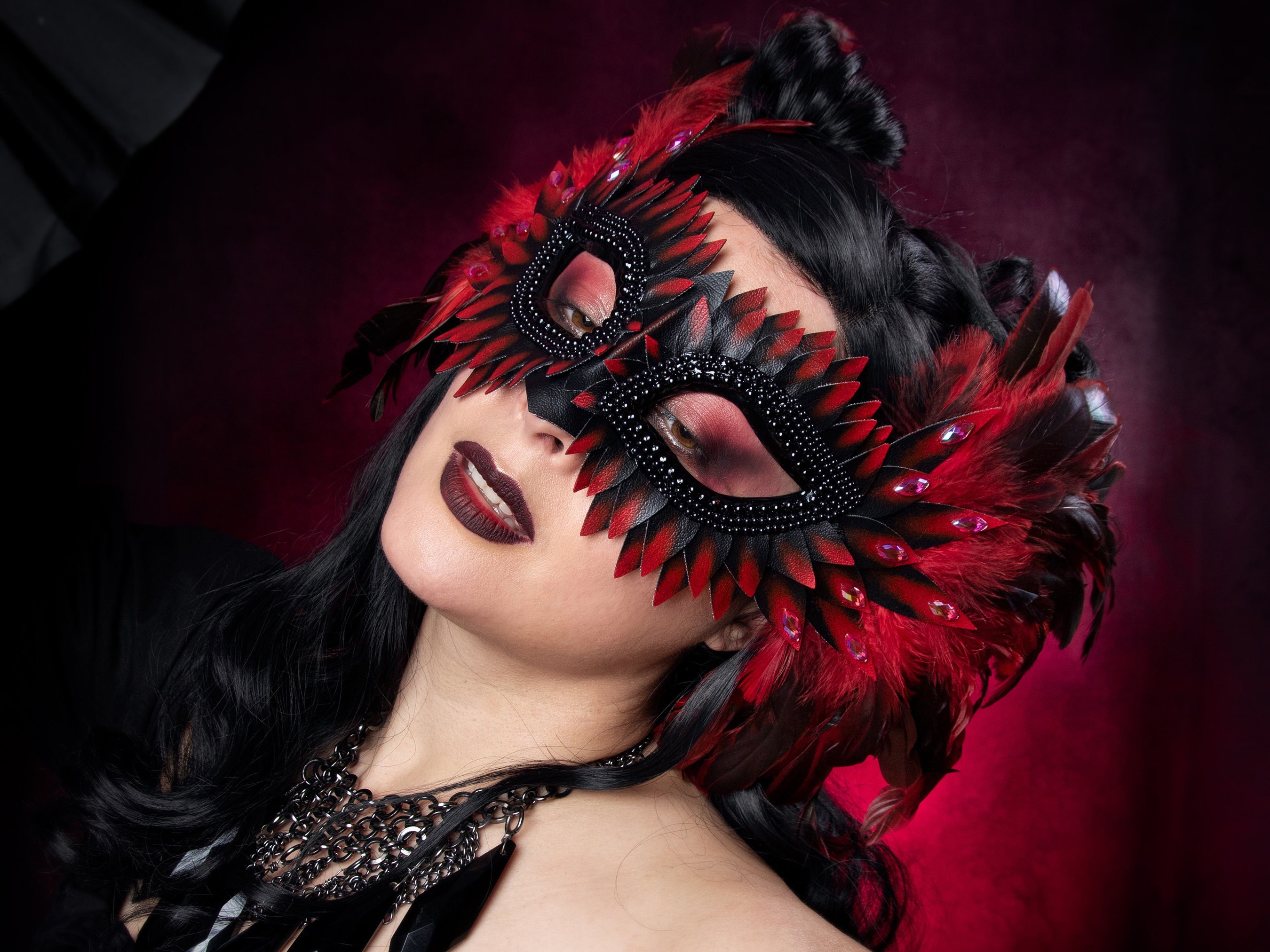 Paar Maskerade Masken Set – Metall Mit Strass, Verstellbar, Für Kostümpartys & Bälle