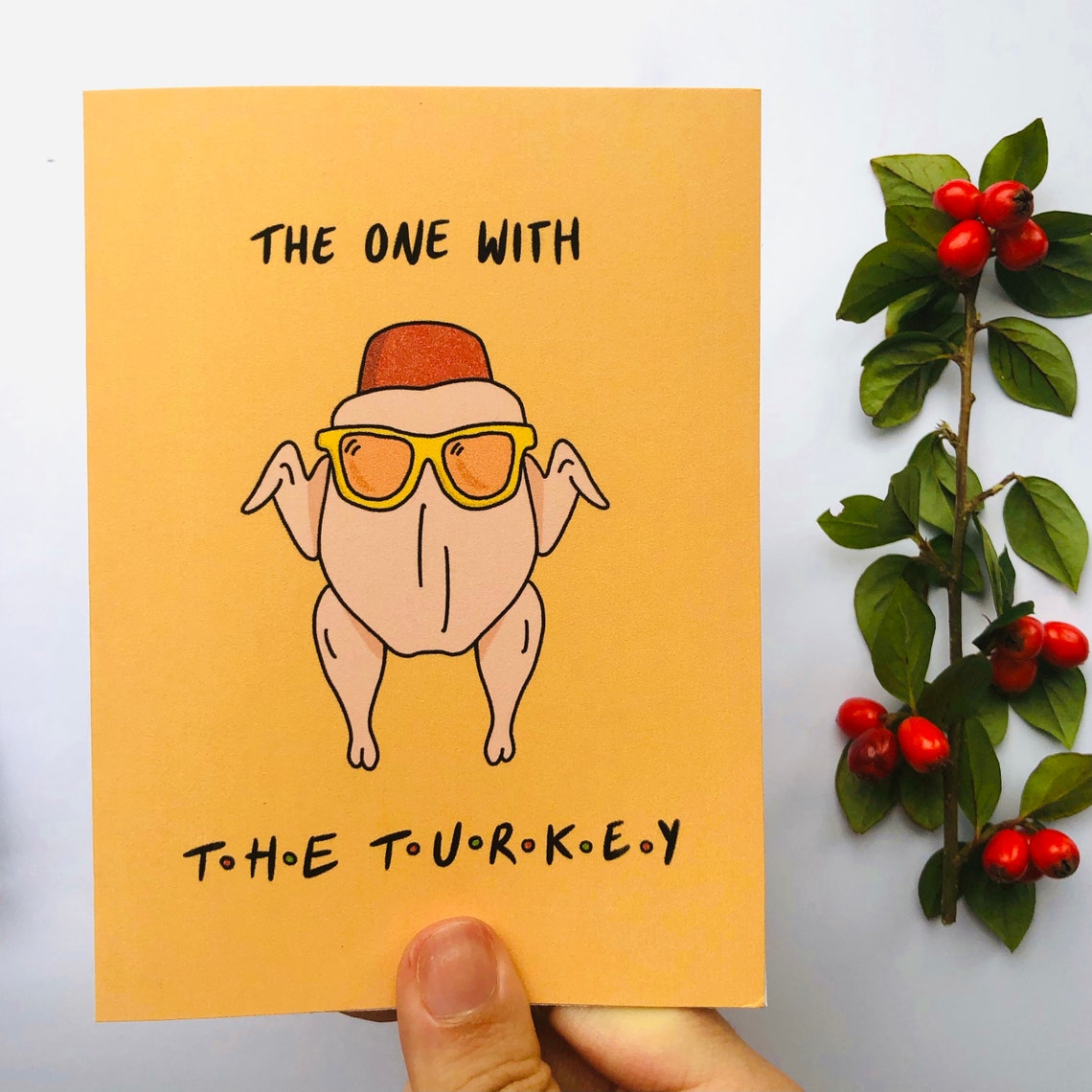 Friends TV Show Christmas Cards SET A6  Etsy