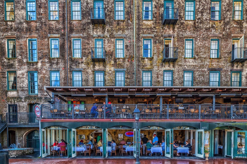 Breakfast at Huey's on River Street Savannah Etsy