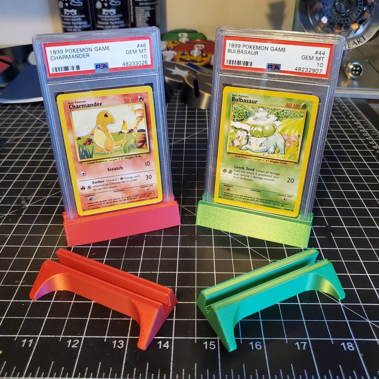 3D Printed PSA BGS CGC Graded Card Stands 5 Pack Etsy
