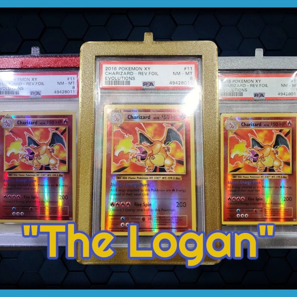 The Logan - 3D Printed Wearable Necklace Frame for PSA & CGC Graded Cards