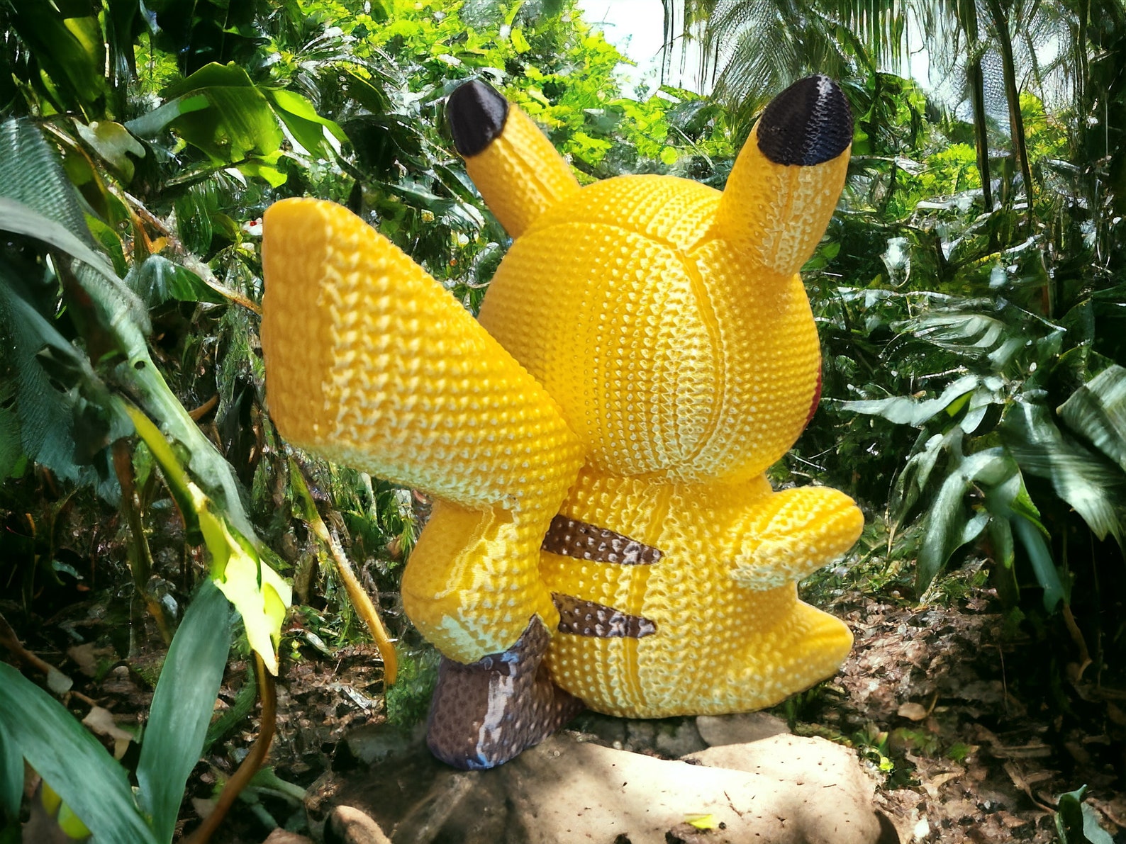 Adorable Knitted Texture 3D Printed Pikachu - Etsy