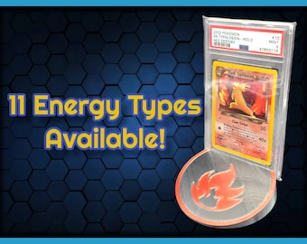 PokéStands - 3D Printed PSA Graded Card Stands (Reverse Energies)