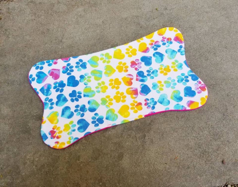 Placemat for Cats Cat dish Placemat Cat Placemat Cat Food Dish Platemat Kitty Placemat Pet Placemat
