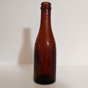 1906-1916 AB Co Beer Bottle SMALL American Bottle Co Vintage Brown Glass EMPTY