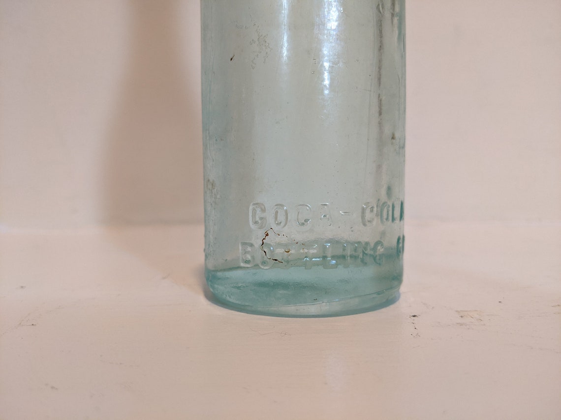 1900-1920 Coca-Cola Bottle Danville VA Ring Neck Straight side | Etsy