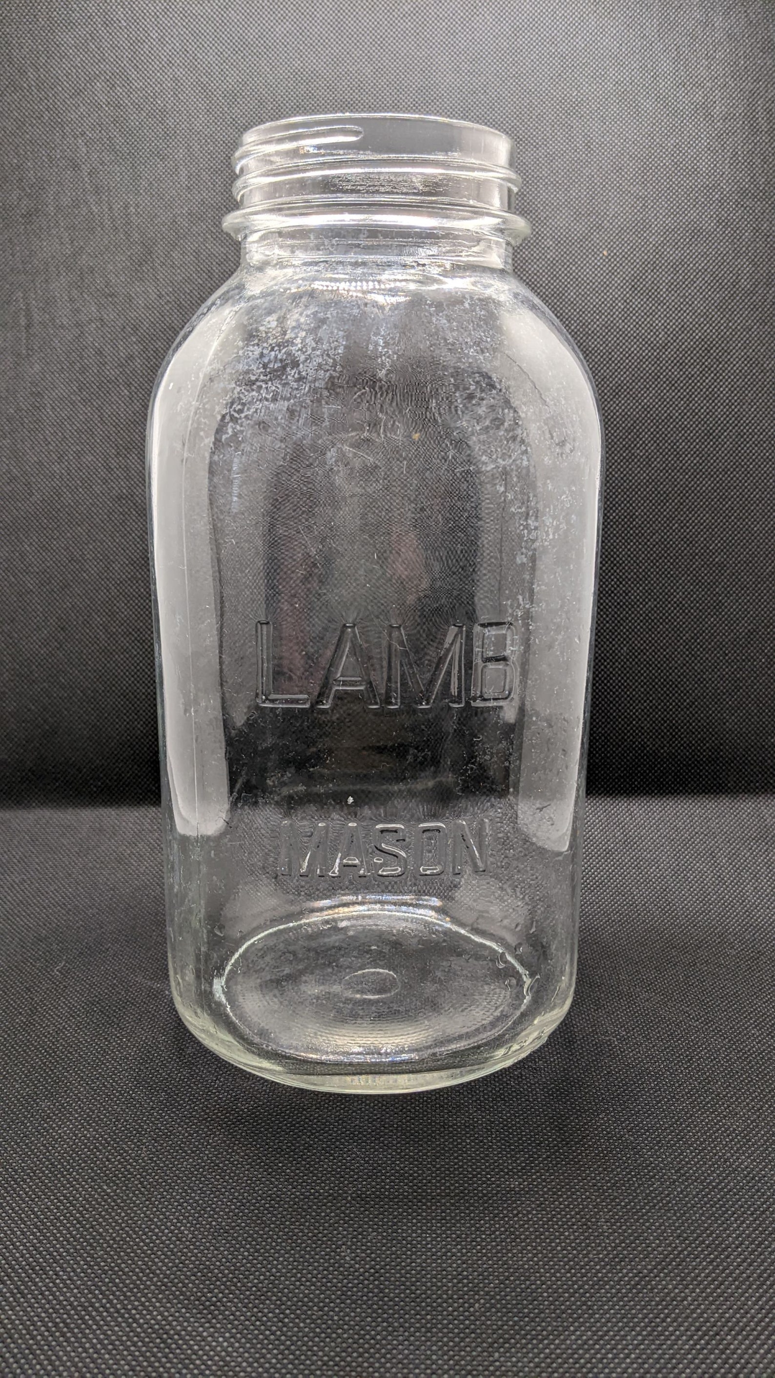 19441960s Lamb Mason Jar Half Gallon Vintage Mid Century Etsy
