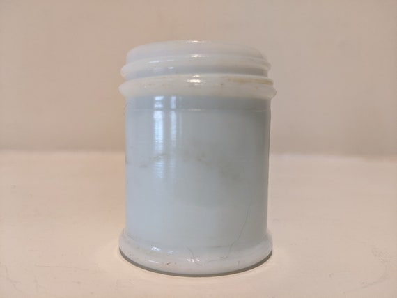 Milk Glass ~ Antique & Vintage Cold Cream, Salve and Ointment Jars