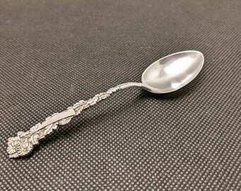 Indian スタンプワークスプーントップ Sterling 950 Japanese 950 Silver With Gold Naturalistic Spoon Meiji - Etsy