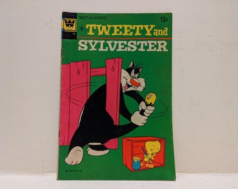 1972 Tweety & Sylvester Comic Book #26 Bronze Age Golden Key Warner Brothers Vintage