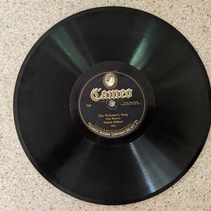 1925 Cameo Records 78 Vernon Dalhart -Prisoner&#39;s Song #1386 Early Country Music