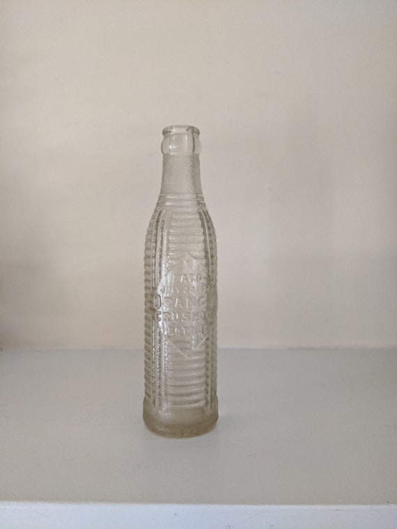 19s Antique Orange Crush Soda Bottle South Boston Va Art Etsy