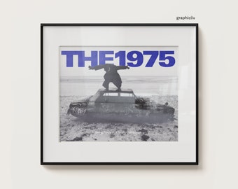 El 1975 Ser divertido en un idioma extranjero Cartel vintage Descarga digital