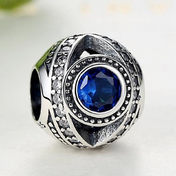 Wish Ring Sterling Silver 925 Cubic Zirconia Hamsa Evil Eye Band Ring for Women Size 6 7 8