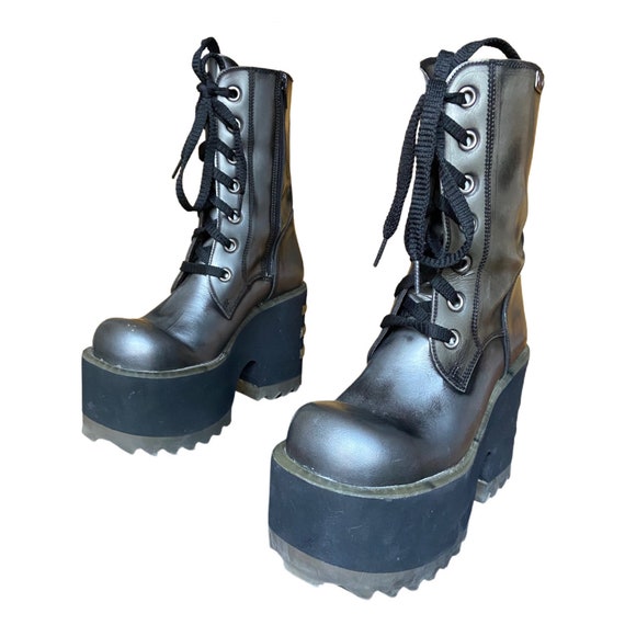 DESTROY 90’s vintage rare retro platform boots! - image 3
