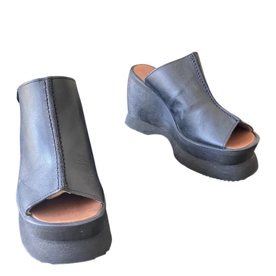 DESTROY 90s Vintage Rare Retro Platform Mules Etsy